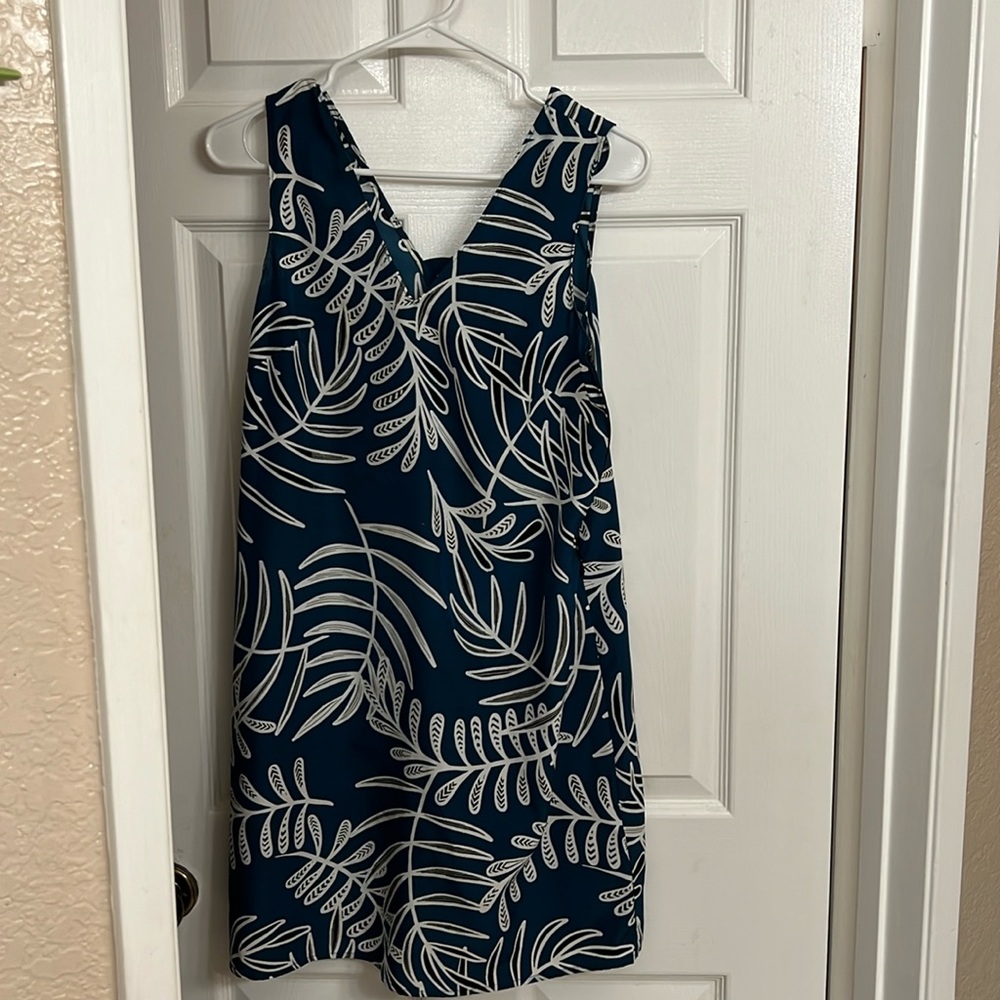 Women’s Halogen blue silk dress